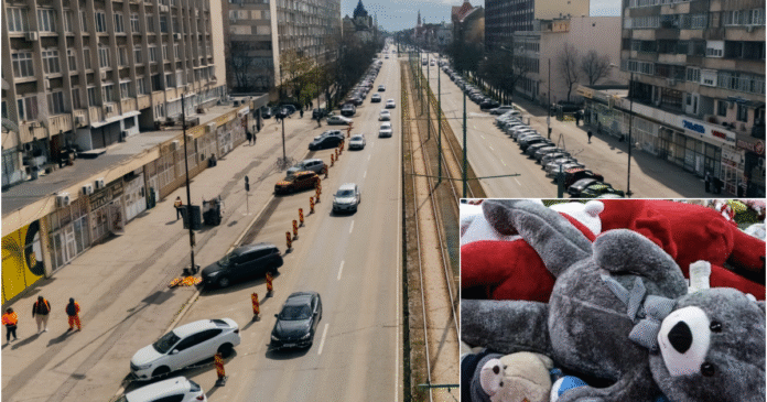 protest-cu-jucarii-la-gara-de-nord-mesaj-pasnic-al-locuitorilor