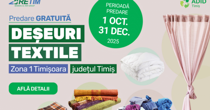 retim-si-adid-timis-lanseaza-campania-de-colectare-textile-gratuite-timisoara