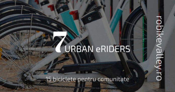 Cincisprezece biciclete electrice pentru comunitate prin „Urban eRiders”