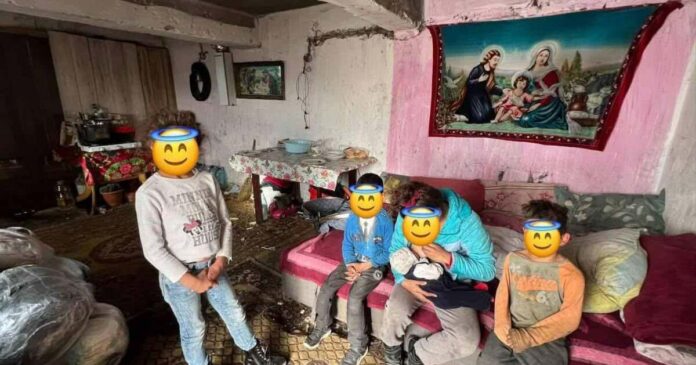 Familie cu șase copii din Timiș are nevoie de ajutor.