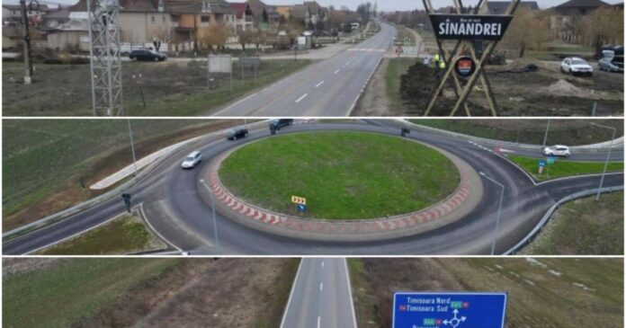 FOTO. DJ 692, extins la patru benzi între Timișoara și Sânandrei. Când demarează lucrările