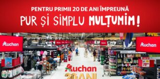 Auchan România în 20 de ani: un retailer multiformat cu peste 500 de magazine, prezent în întreaga țară