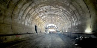 FOTO. Sectorul A1 Margina – Holdea, aproape 60% completat. Șantierul a fost vizitat și de studenții la Construcții de la UPT.