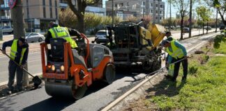 Se continuă reparațiile trotuarelor în Timișoara. Străzile unde se va interveni.