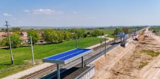 Un nou tronson de cale ferată modernizat a fost inaugurat în România.