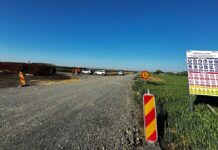 FOTO. A fost deschis oficial șantierul pentru Centura Timișoara Vest. Trebuie să fie finalizat în doi ani de la astăzi.