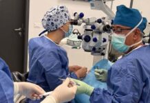 FOTO. Premieră în oftalmologia din Timișoara: transplantul de cornee