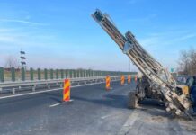 Autostrada A1, închisă timp de trei zile în zona Holdea. Lucrări pregătitoare pentru recepția unui tronson de autostradă.