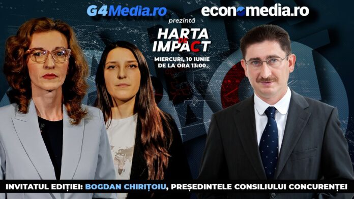 Bogdan Chirițoiu, prezent la prima ediție a emisiunii „Harta de impact”, realizată de G4Media și Economedia