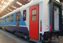 CFR Călători: Alte 42 de vagoane modernizate au fost introduse în circulație