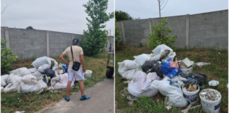 Ieșeau mult mai ieftin la centrul de colectare: Doi ghirozeni, amendați cu peste 10.000 de euro pentru că au aruncat molozul lângă cimitir.