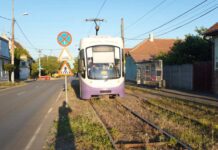 Se efectuează lucrări la intersecția Rebreanu – Drubeta. Miercuri, două linii de tramvai vor circula pe rute deviate.