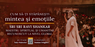 Sri Sri Ravi Shankar aduce înțelepciunea echilibrului interior la București: o seară dedicată controlului minții și emoțiilor la Sala Palatului