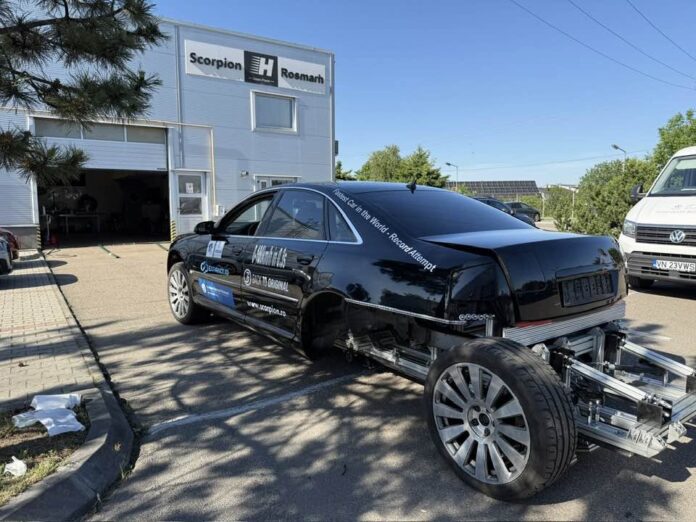 Un inventator din Vaslui afirmă că a realizat „mașina viitorului”. Prototipul ar putea atinge o viteză de peste 300 km/h în doar o secundă.