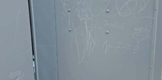 VIDEO. Toaletă publică din Dumbrăvița, vandalizată de copii la doar câteva zile după ce a fost revopsită. Mesaj pentru părinți