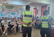 FOTO. De la bullying la siguranța pe trotinetă. Ce le-au învățat polițiștii elevilor de la „I.C. Brătianu”