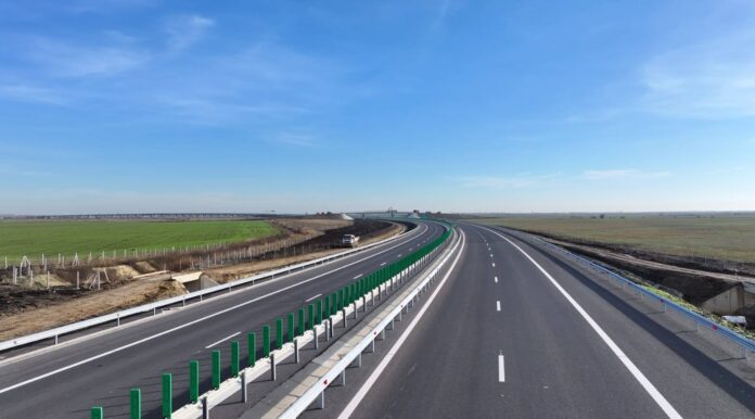 Autostrada Sibiu-Pitești: prima galerie a tunelului Boița a fost finalizată.