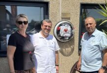 Rotary Club Timișoara 2023 instalează un defibrilator AED cu acces public permanent pe Calea Șagului, la PAUL TRANS SRL.