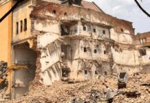 VIDEO. Demolarea Morii Prohaska, prea avansată pentru a mai putea fi oprită. „Să ne asumăm cu toții «mea culpa» ca societate”