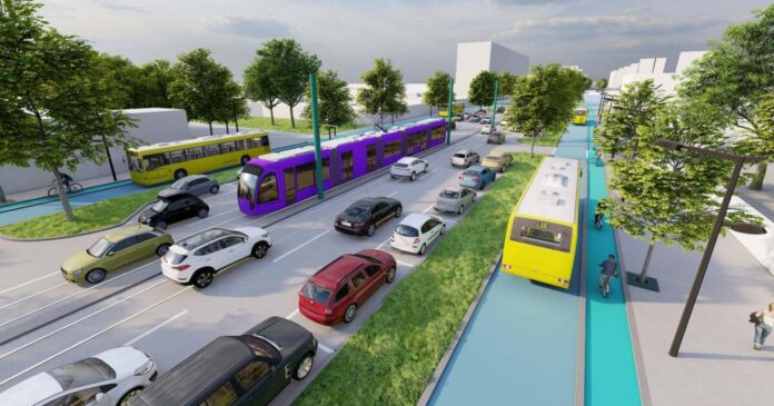 FOTO. A fost deschisă licitația pentru Magistrala Verde. Calea Șagului, transformată cu peste 20 de milioane de euro.