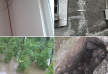 FOTO. Petiție pentru zona Freidorf. Oamenii se tem că locuințele lor vor cădea peste ei.