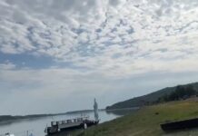 Cât de eficientă a fost detonarea controlată a stâncii de pe Brațul Bala al Dunării? Primele măsurători efectuate de specialiștii Apelor Române.