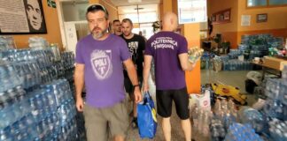 FOTO. Druckeria a trimis ajutoare în Grebenac, unde incendiile continuă să amenințe comunitatea.