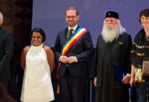 FOTO. Timișoara a conferit titlul de cetățean de onoare la șase persoane, printre care ÎPS Ioan și Virgil Ianțu.