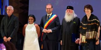 FOTO. Timișoara a conferit titlul de cetățean de onoare la șase persoane, printre care ÎPS Ioan și Virgil Ianțu.