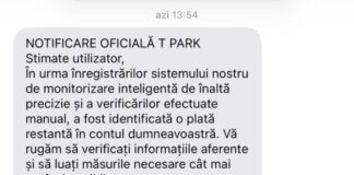 Fii atent la mesajele SMS false despre plata parcării