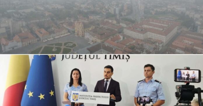 Fum dens deasupra Timișoarei, însă fără un risc semnificativ pentru locuitori. Autoritățile oferă explicații cu privire la sursa acestuia.