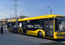 Un autobuz și un troleibuz, deviate din cauza lucrărilor de pe Rebreanu