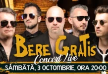 Concert de excepție în cetate: Trupa Bere Gratis concertează sâmbătă la Berăria Bastion Concert de excepție în cetate: Trupa Bere Gratis concertează sâmbătă la Berăria Bastion