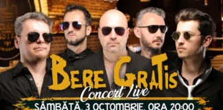 Concert de excepție în cetate: Trupa Bere Gratis concertează sâmbătă la Berăria Bastion Concert de excepție în cetate: Trupa Bere Gratis concertează sâmbătă la Berăria Bastion