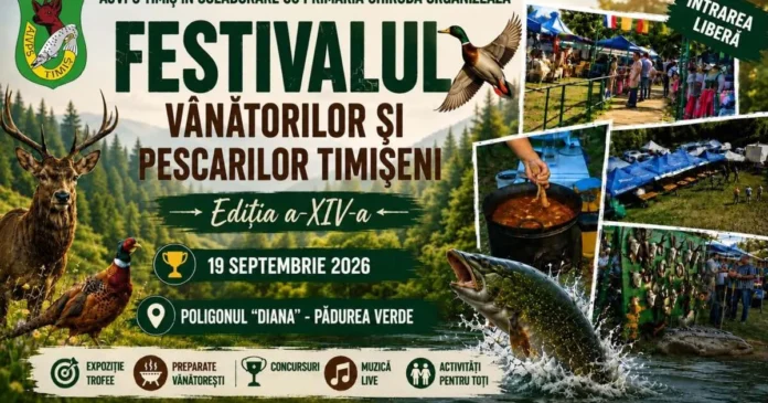 Festivalul vânătorilor și pescarilor timișeni, în acest weekend, la Pădurea Verde Festivalul vânătorilor și pescarilor timișeni, în acest weekend, la Pădurea Verde