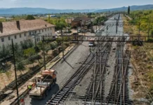 Lucrări avansate pe lotul întârziat al liniei Caransebeș – Timișoara – Arad Lucrări avansate pe lotul întârziat al liniei Caransebeș – Timișoara – Arad