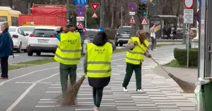 Salut caută măturători prin licitație și acceptă deținuți Salut caută măturători prin licitație și acceptă deținuți