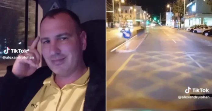Șofer STPT filmat pe TikTok în timp ce conduce. Va fi trimis în comisie