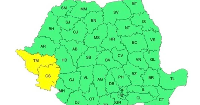 Cod galben de vânt în Timiș, urmat de ploi însemnate Cod galben de vânt în Timiș, urmat de ploi însemnate