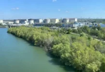 Dunărea, aproape de limita operațională la Cernavodă. Apele Române suplimentează debitul Dunărea, aproape de limita operațională la Cernavodă. Apele Române suplimentează debitul