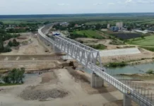 Lucrări în desfășurare pe calea ferată București–Giurgiu Lucrări în desfășurare pe calea ferată București–Giurgiu