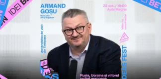 Rusia, Ucraina și viitorul Europei. Armand Goșu, întâlnire cu publicul din Timișoara Rusia, Ucraina și viitorul Europei. Armand Goșu, întâlnire cu publicul din Timișoara