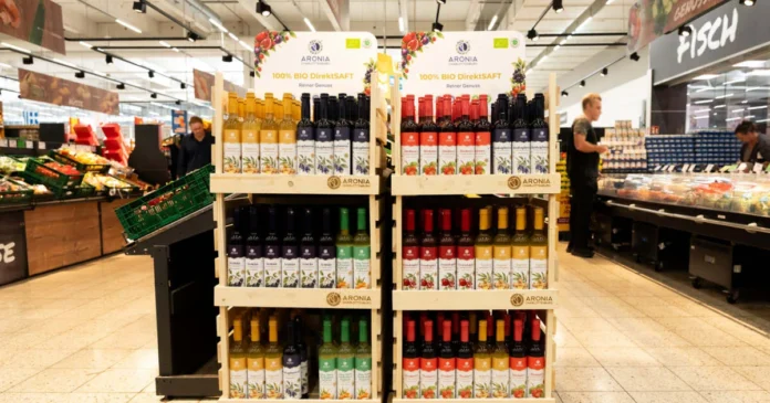 Sucurile BIO Aronia Charlottenburg ajung în marile magazine din Germania